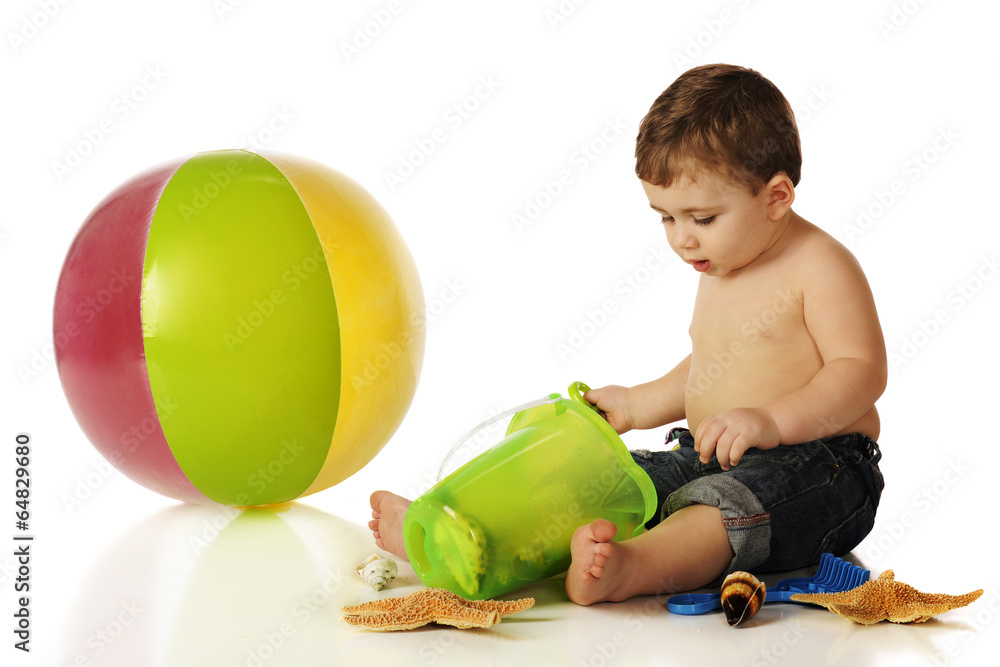 Fototapeta premium What's in the Bucket?