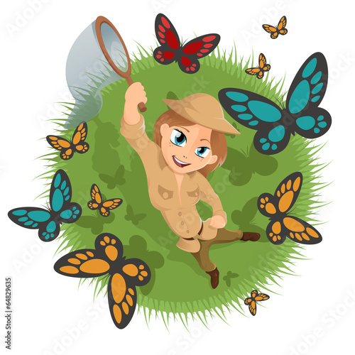 Happy entomologist