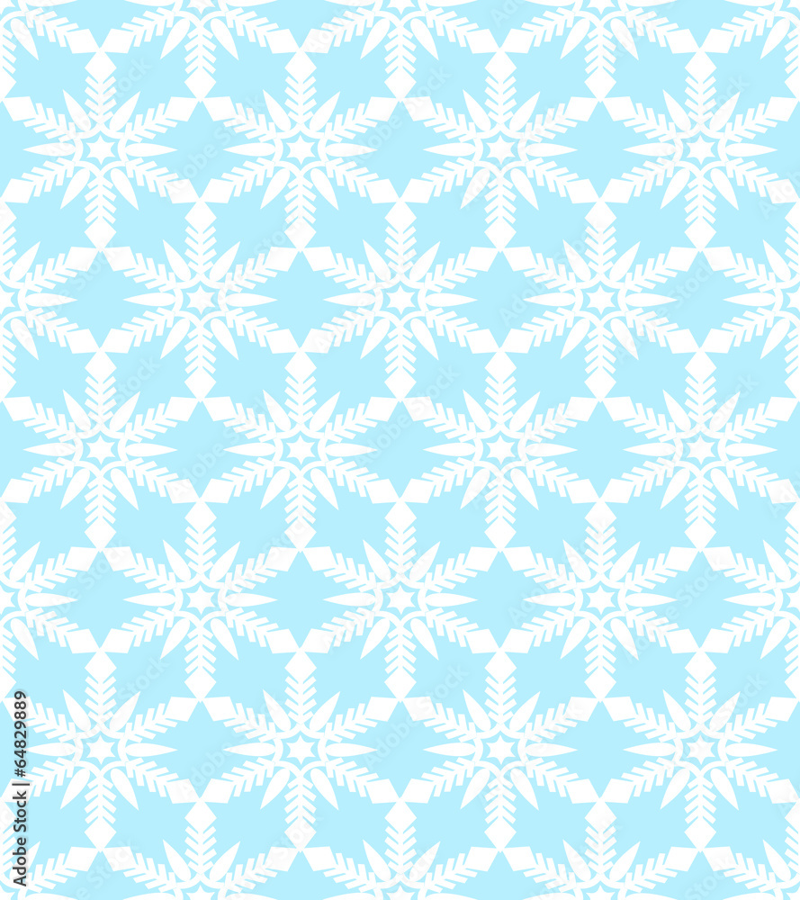 Seamless snowflakes pattern Seamless snowflakes pattern