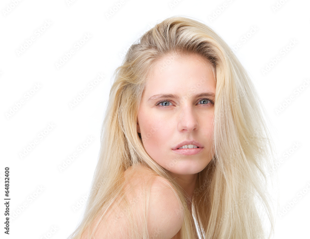 Beauty portrait of a beautiful blond woman Beauty portrait of a beautiful blond woman