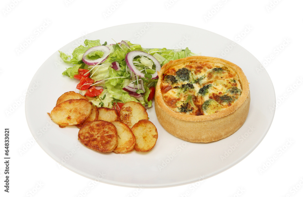 Quiche salad