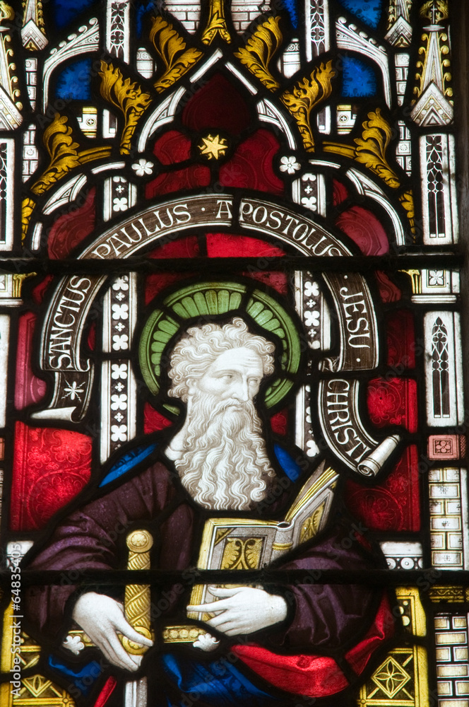 St Paul stained glass