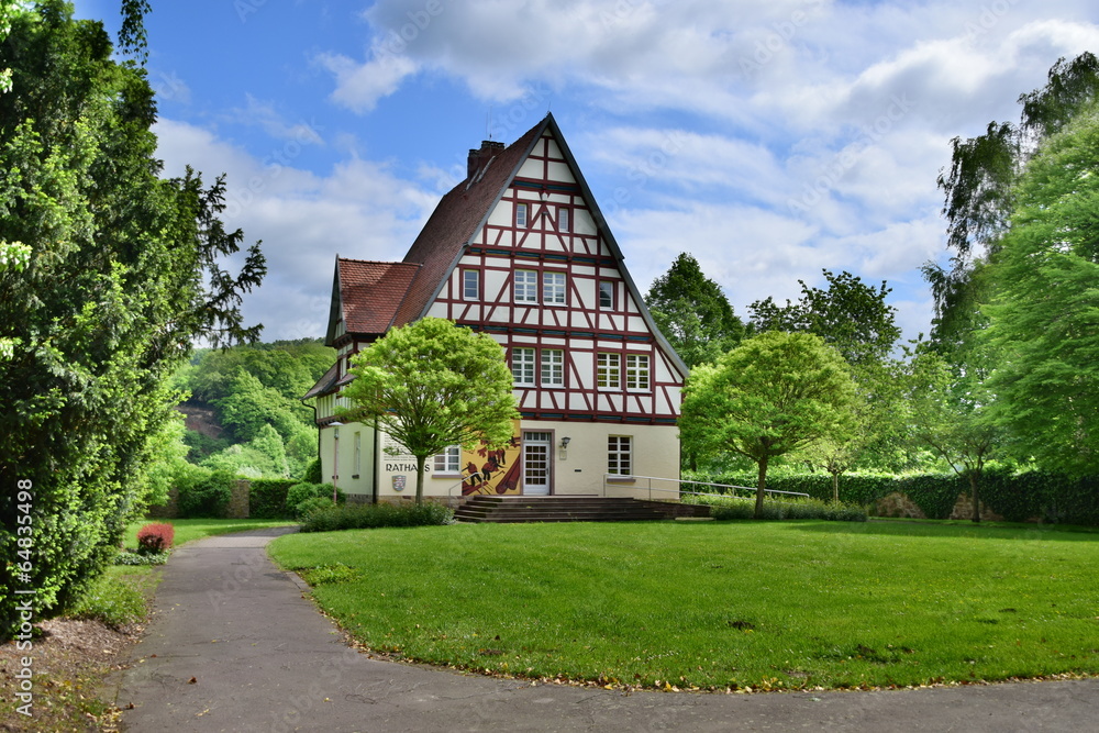 Rathaus in Gieselwerder an der Weser Rathaus in Gieselwerder an der Weser