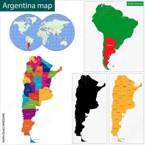 Argentina map