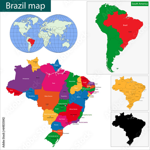 Brazil map