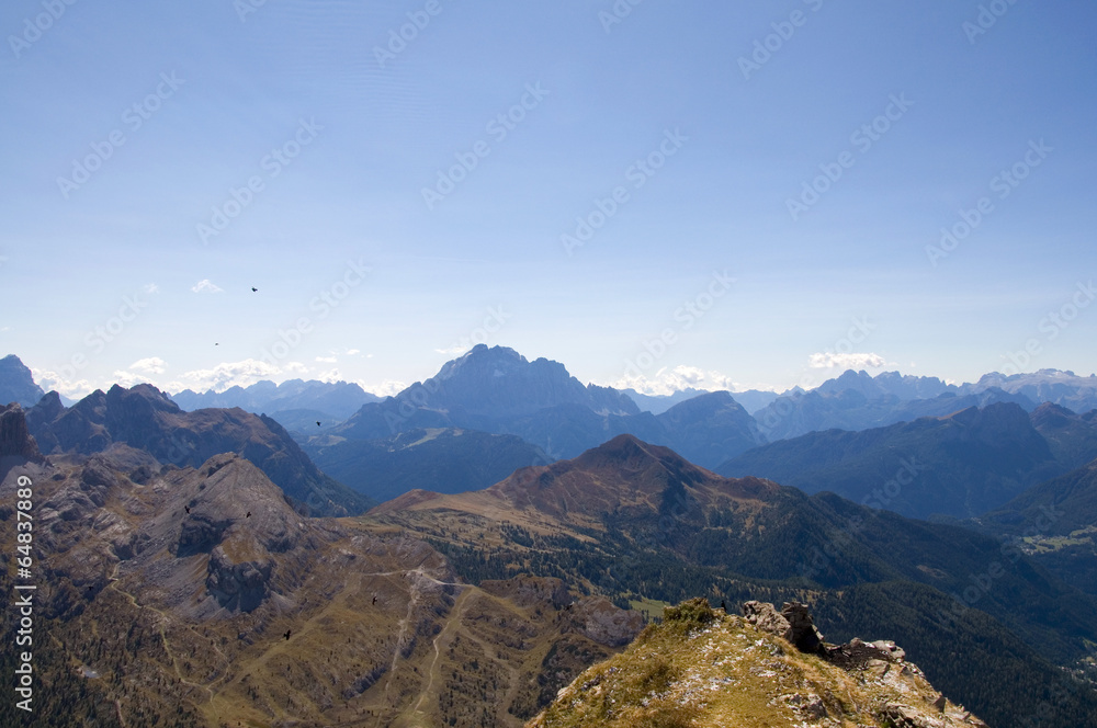 Fototapeta premium Falzaregopass - Dolomiten - Alpen