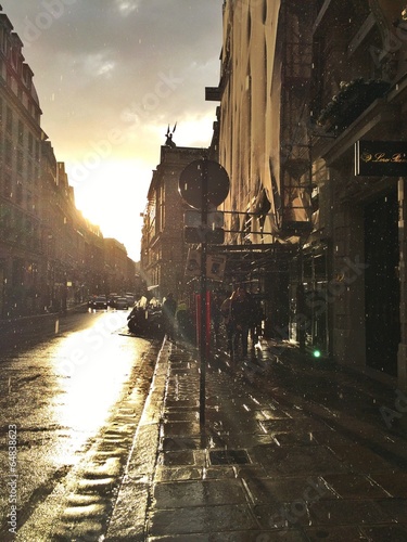 Paris in rain #64838623