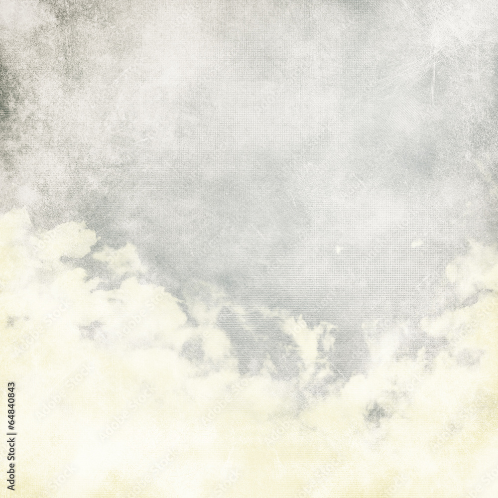 Water color like cloud on old paper texture background Water color like cloud on old paper texture background