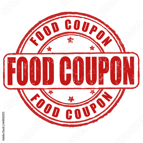 Food coupon stamp