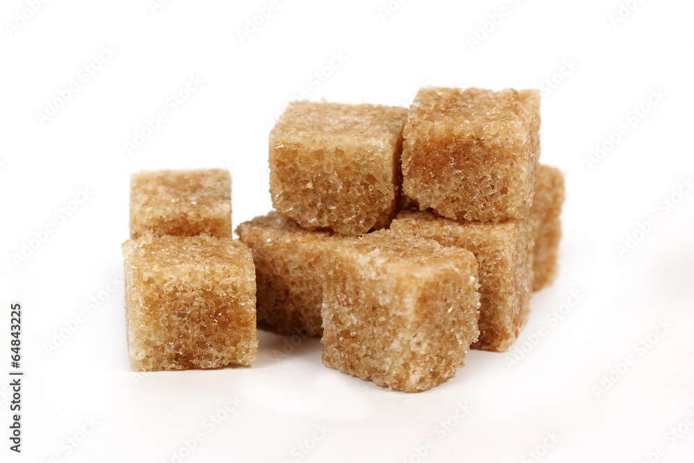 Brown cane sugar cubes Brown cane sugar cubes