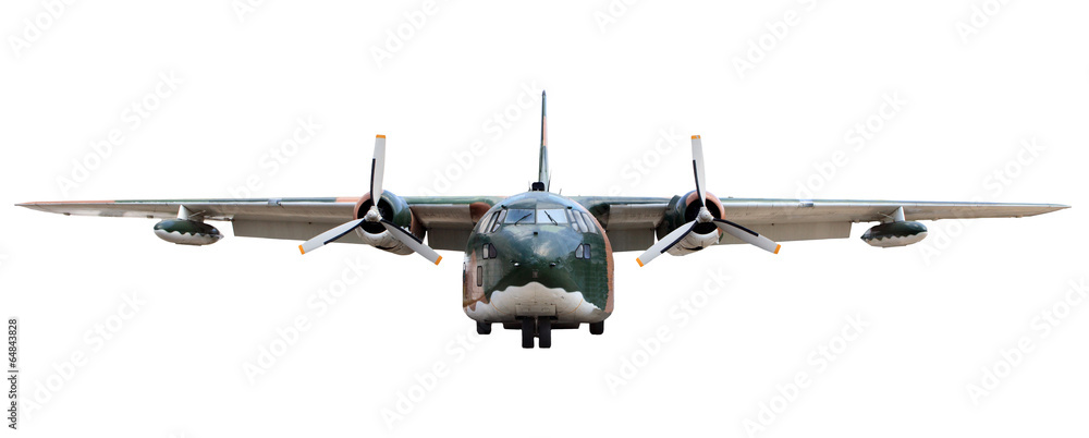 Obraz premium oldmilitary transportation plane