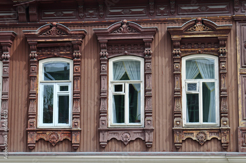 Windows of an architectural and historical monument to Tyumen, "