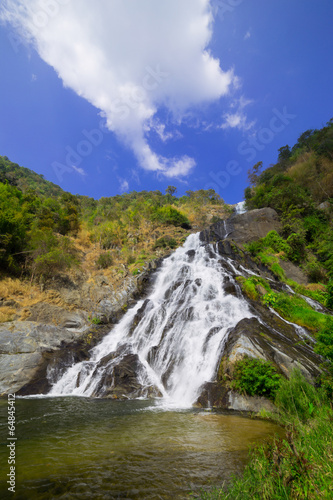 waterfall in rain forest