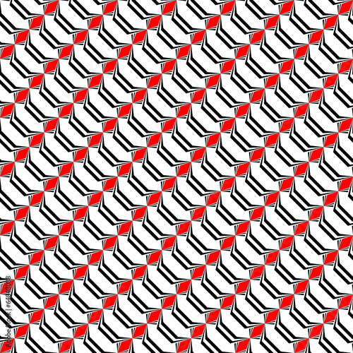 Design seamless trellis geometric diagonal pattern