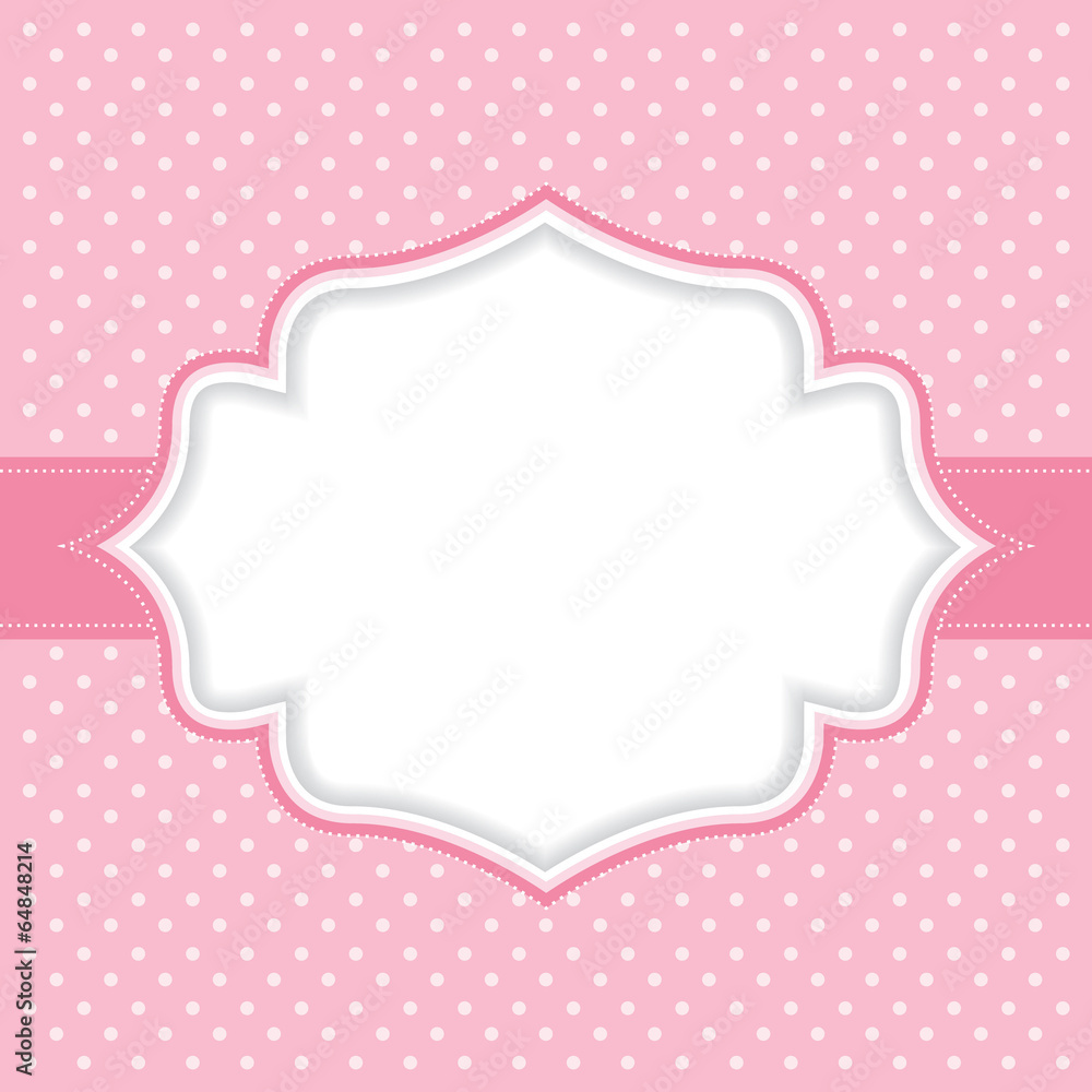 Polka dot frame Polka dot frame
