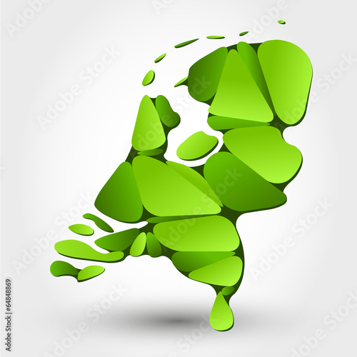 eco map of Netherlands