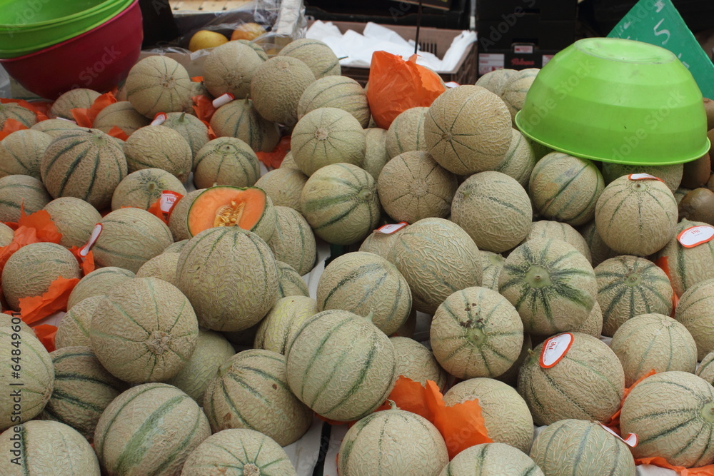 Melons brodés
