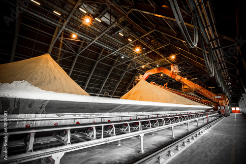 Photos gypsum storage hall
