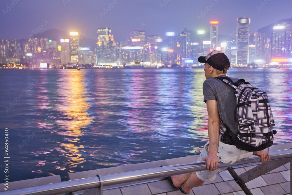Tourist in Hong Kong