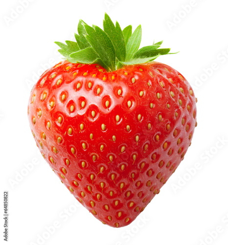 Red berry strawberry isolated