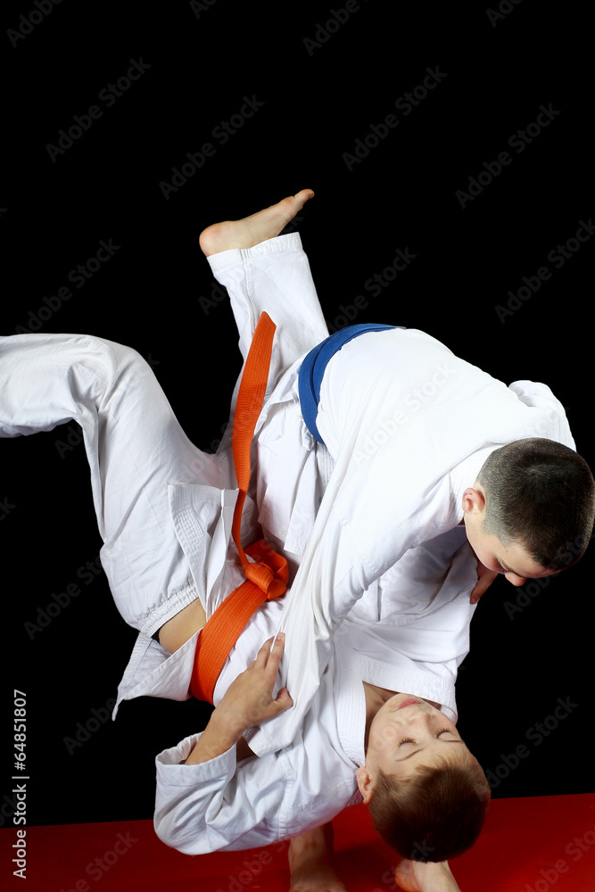 Training nage judo in the performance of an athlete