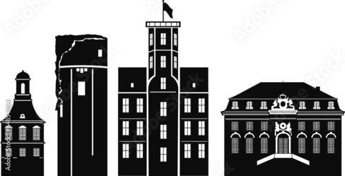 Fulda_Deutschland_Skyline_Silhouette
