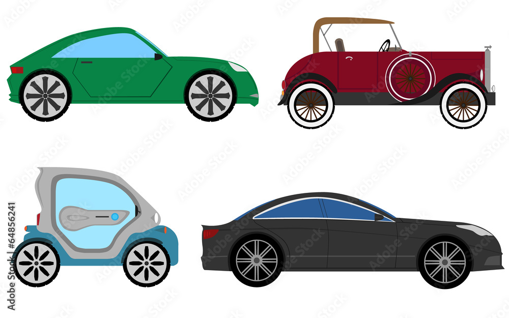Four cars