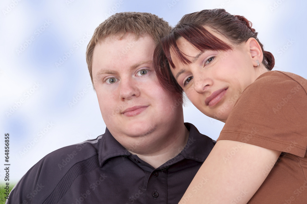 Man and woman as a happy couple Man and woman as a happy couple