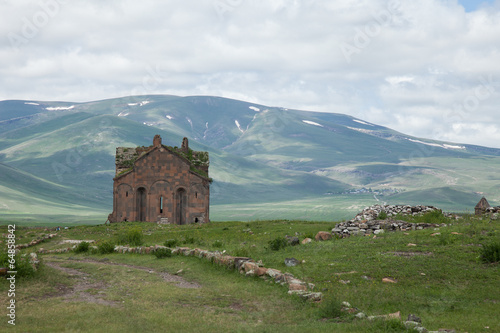 church ruins of the anicent Armenian capital of Ani photo