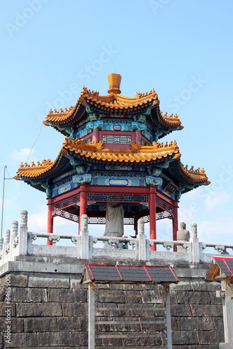 孔子公園の中国風建物