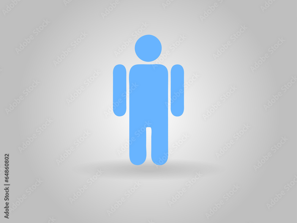 Flat icon of businessman Flat icon of businessman