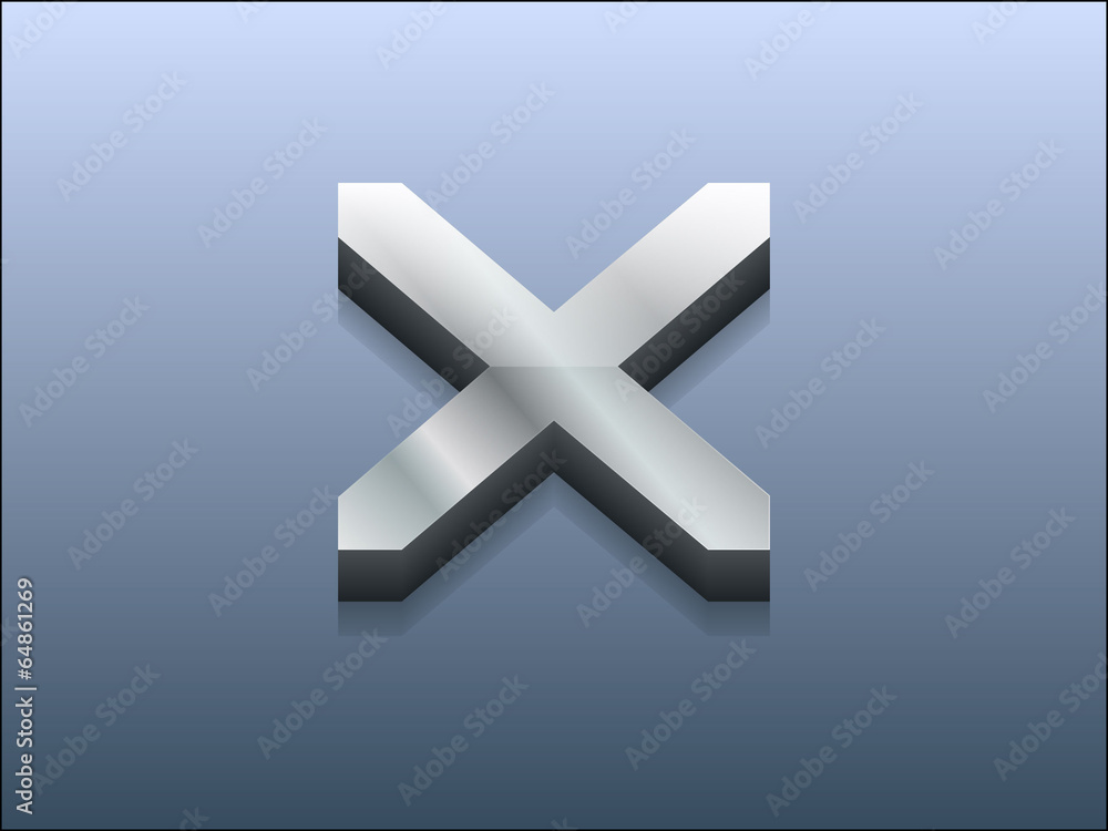 Obraz premium 3d Vector illustration of prohibit icon