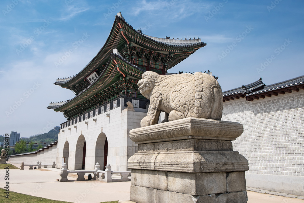 Naklejka premium Gyeongbokgung