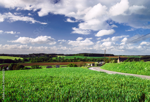 Calm rural landscape photo