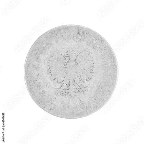 Coin of German Democratic Republic. photo