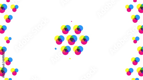 Abstract half tone transitions