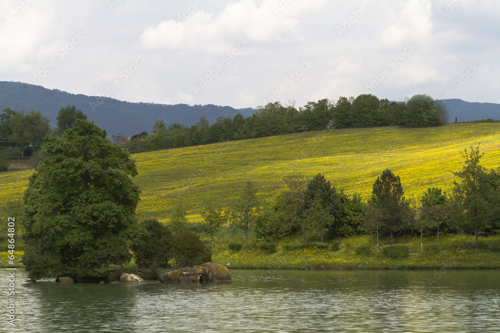 Obraz premium landscape lake