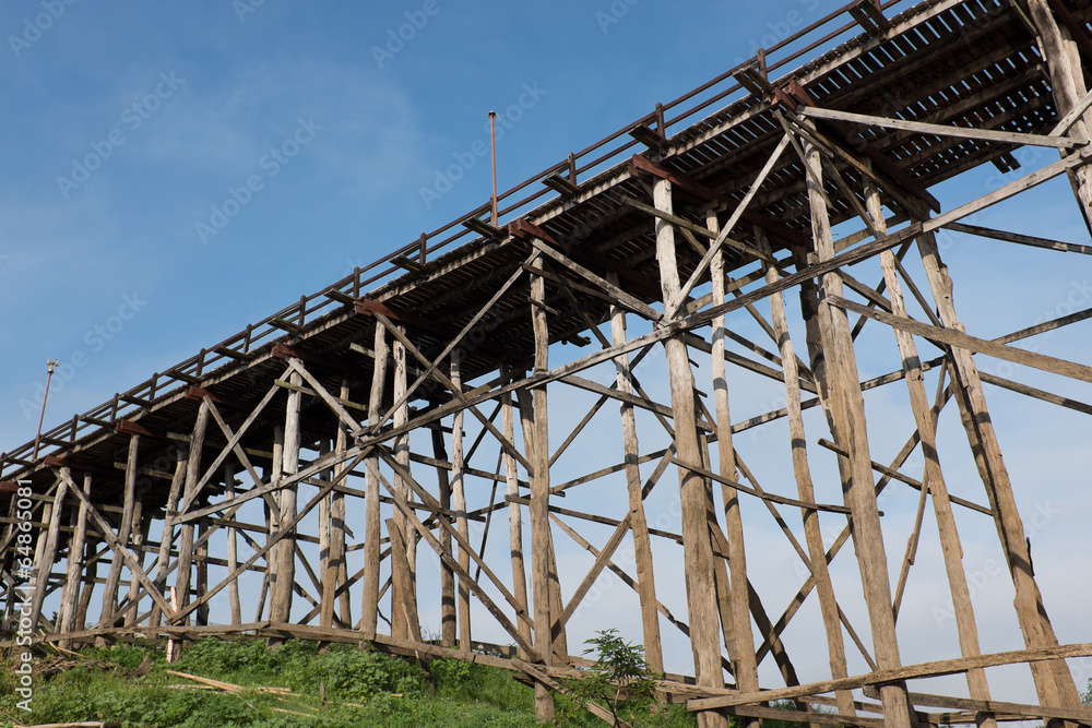 Wooden bridge