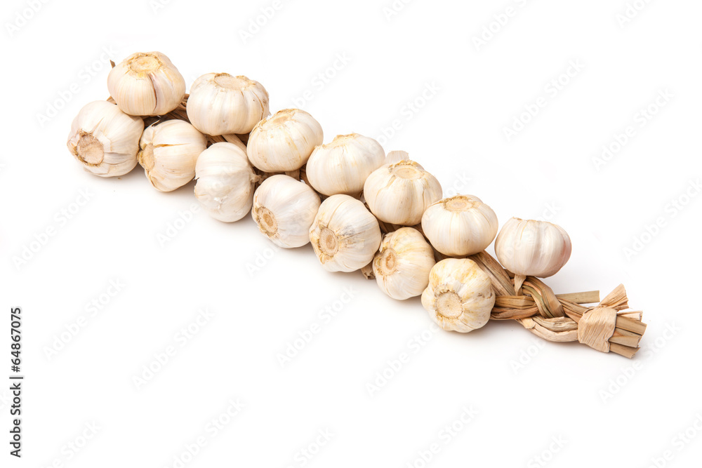 String of Garlic bulbs String of Garlic bulbs