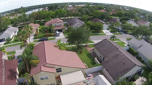 Suburban homes in Florida