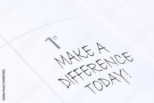 Make a difference