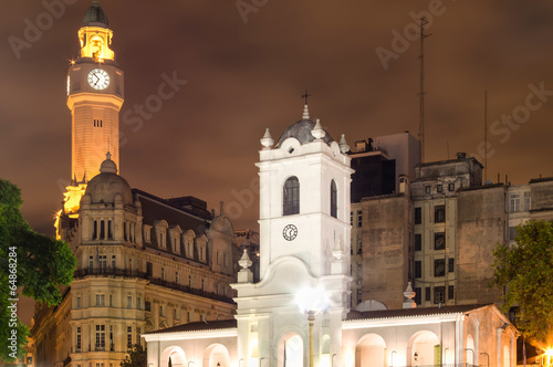 Obraz na plátně Historical Buildings, Buenos Aires, Argentina