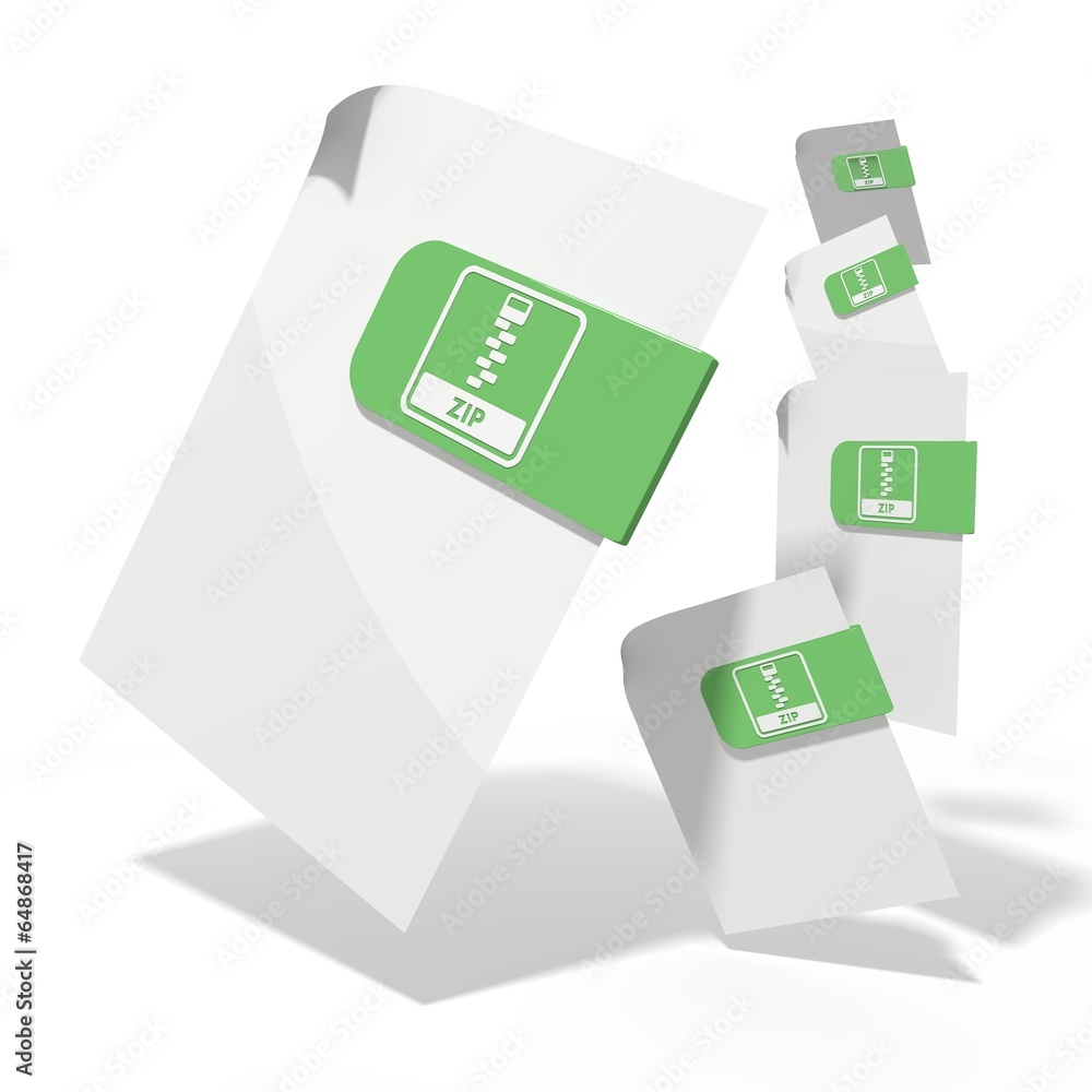 icons of zip file files