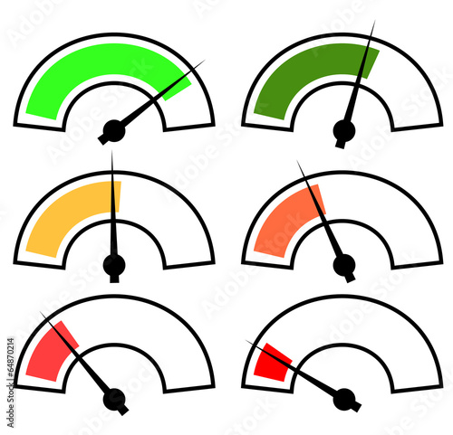 Gauges, meters 