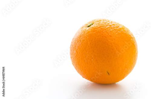 Orange isolated on white