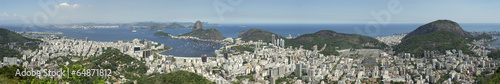 Rio de Janeiro Brazil Skyline Panorama