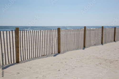 Sand Fence on Beach