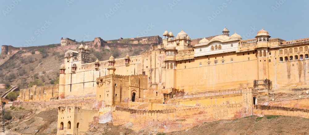 fort amber in india - rajasthan - jaipur