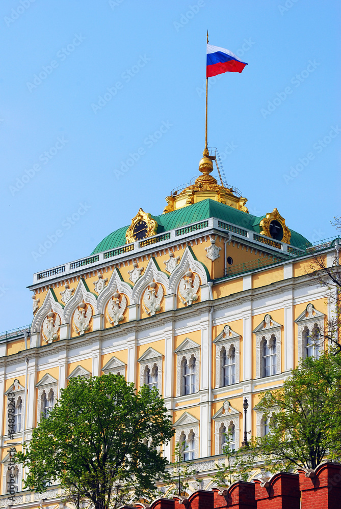 Moscow Kremlin. Big Kremlin palace.