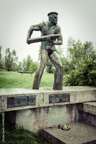 Monument to Polish troops in Narvik